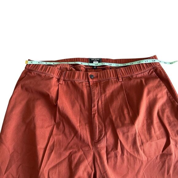 Todd Snyder Rust Roll Cuff Chino Pants XL Slim Fit Cotton Stretch - Picture 4 of 8